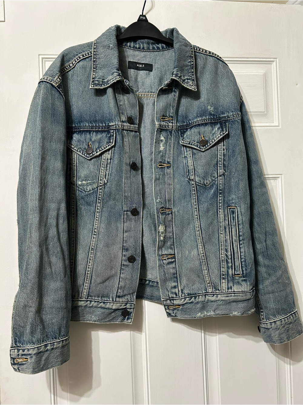ABLE The Merly Jacket - Original Wash - Size L - NWOT